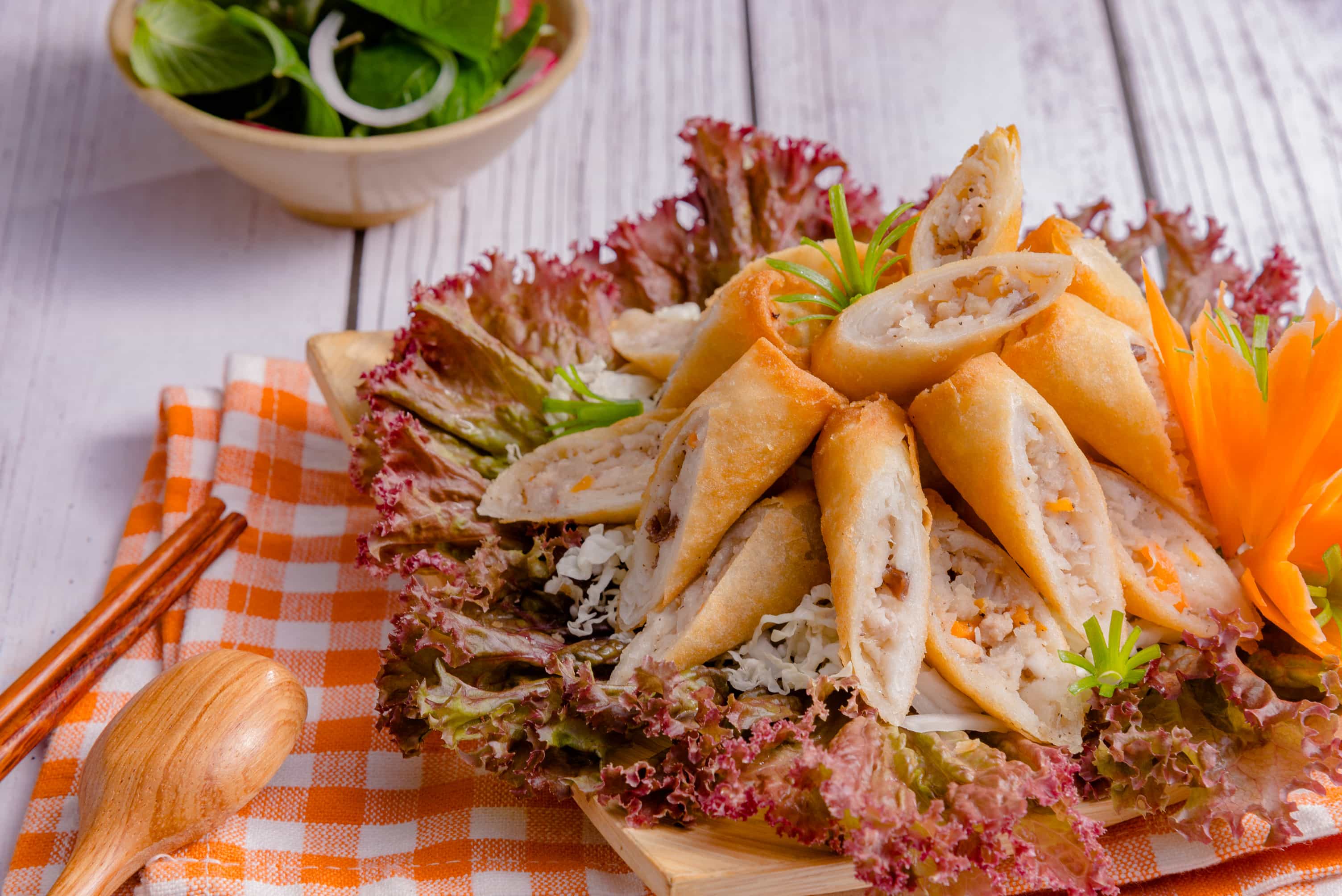 Chả giò tôm cua kiểu Triều Châu