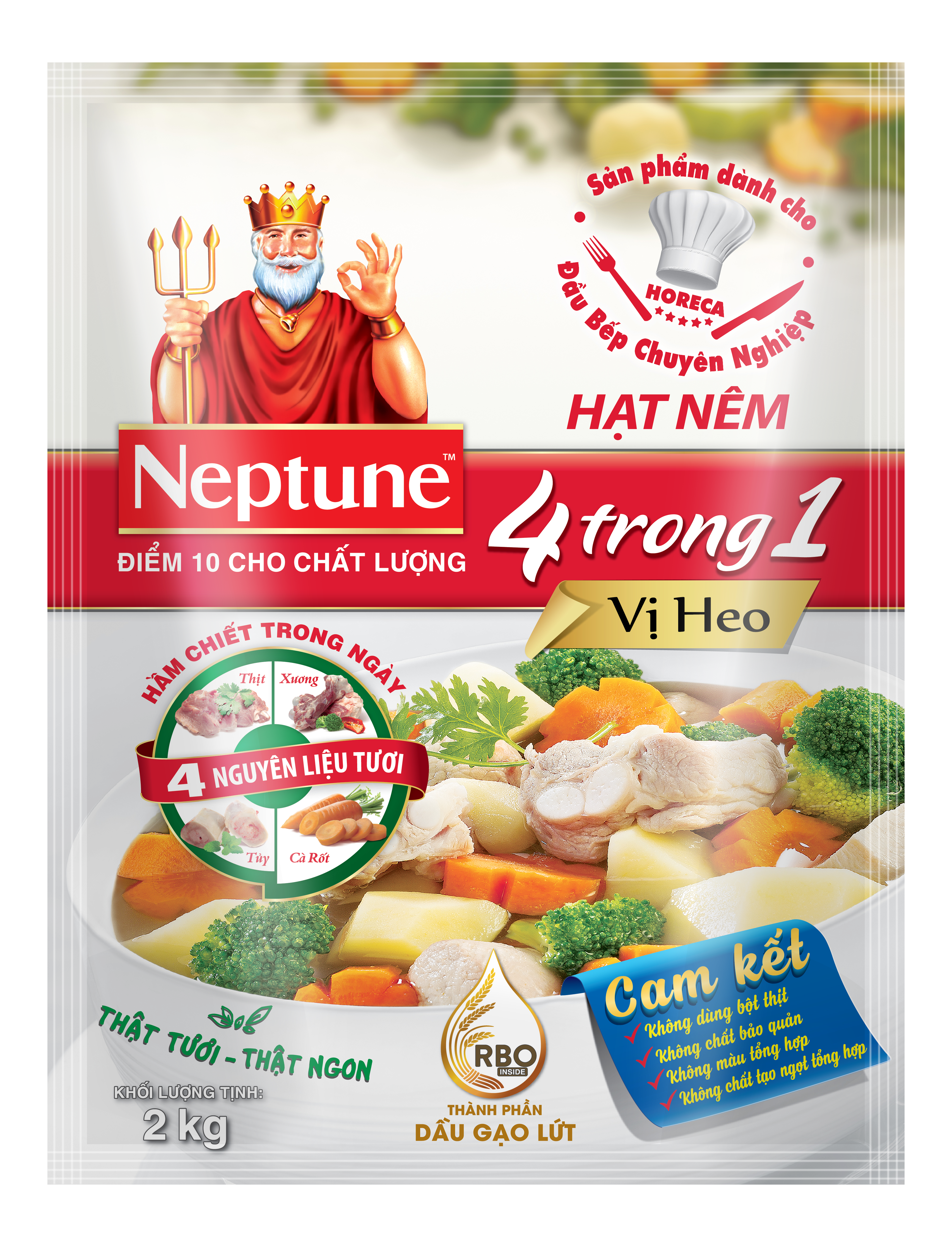 Hạt Nêm Neptune 4 trong 1 - Vị Heo