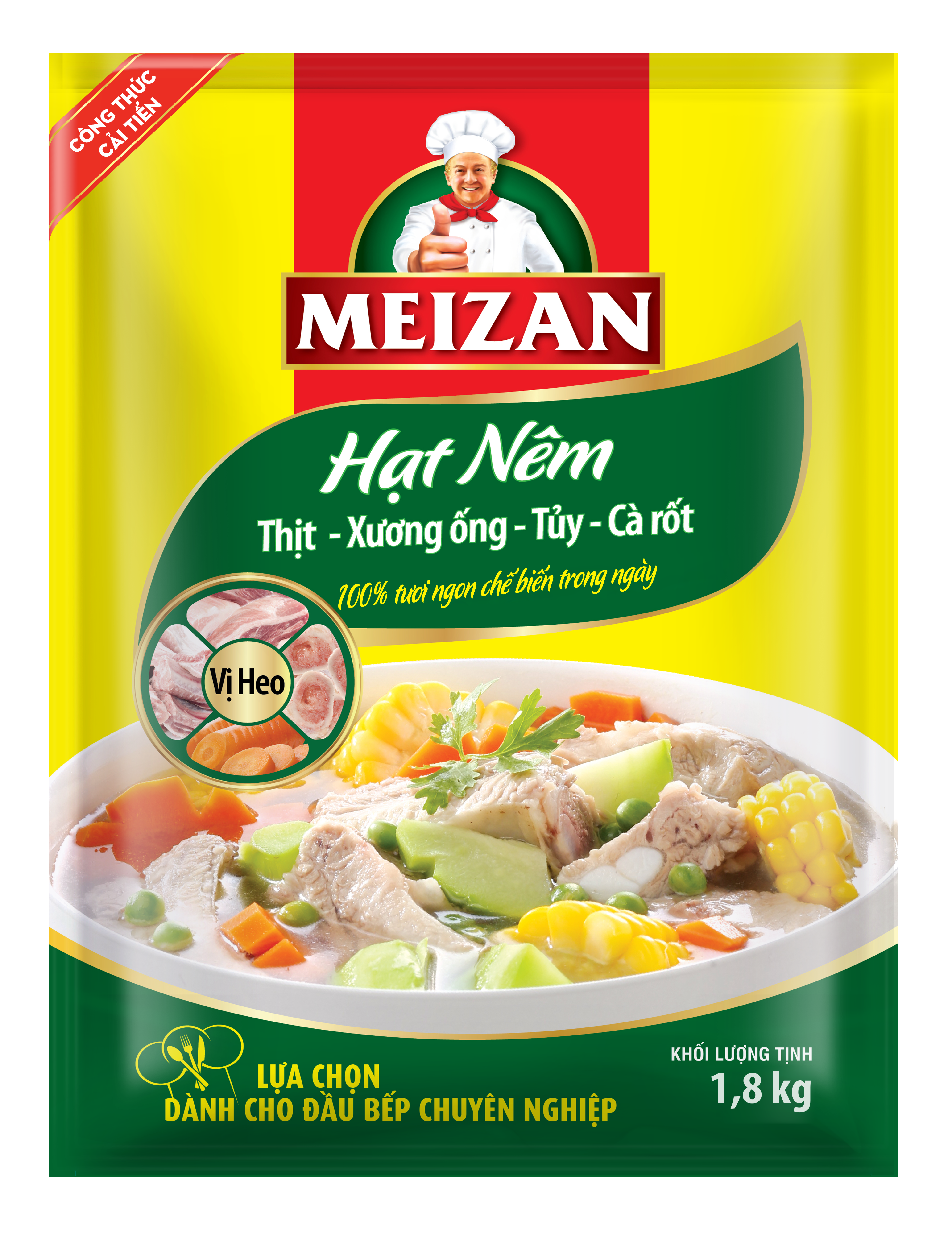 Meizan Bouillon Granules – Pork Flavor
