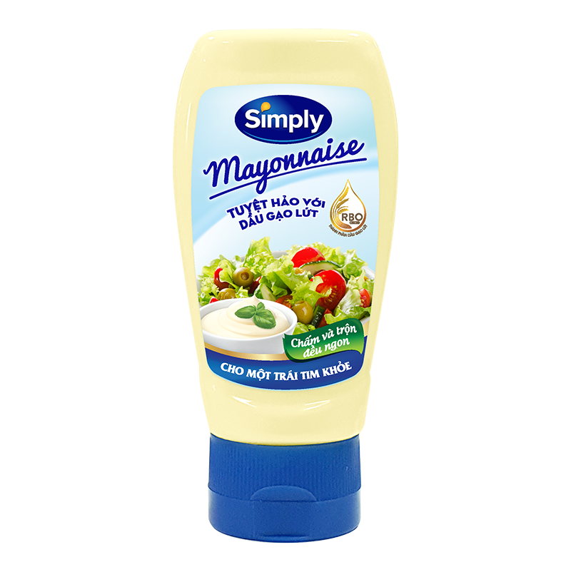 Mayonnaise Simply Chấm Và Trộn Đều Ngon (Đa Dụng)