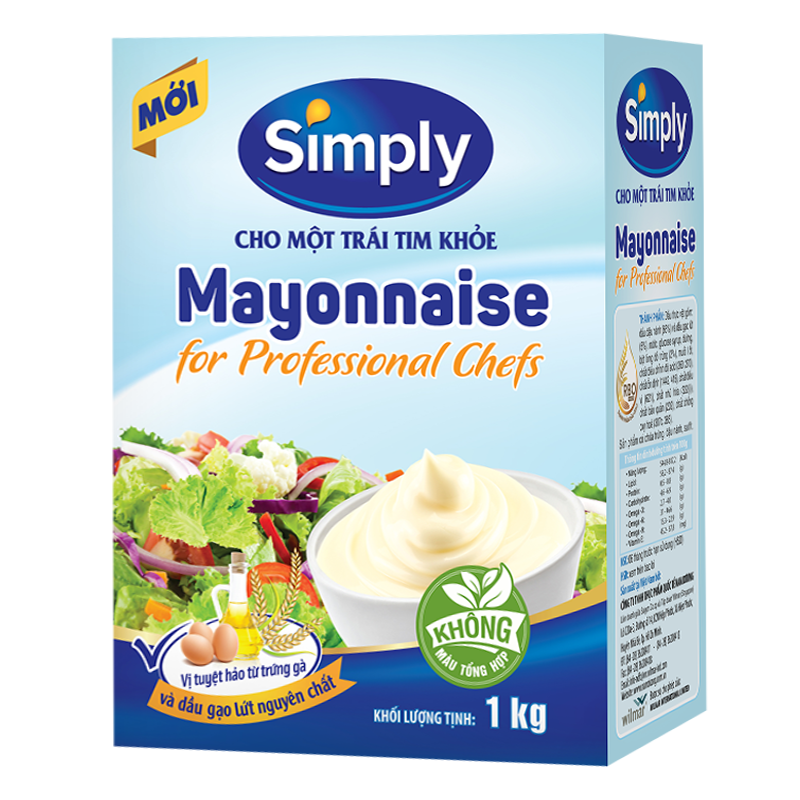 Mayonnaise Simply For Professional Chefs