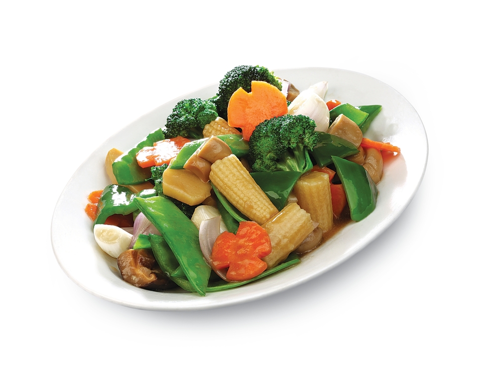 Rau xào tứ bảo sốt dầu hào